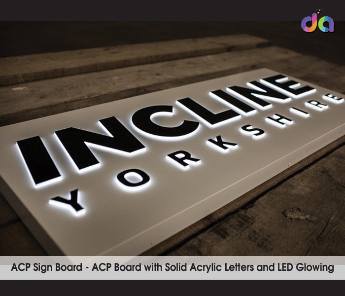 ACP Sign Board | dharshan adss | led cup letters | metal letters | name plates | sign board manufacturer in Chennai