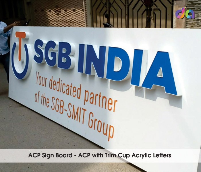 ACP Sign Board | dharshan adss | led cup letters | metal letters | name plates | sign board manufacturer in Chennai