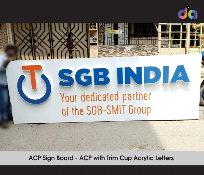 ACP Sign Board | dharshan adss | led cup letters | metal letters | name plates | sign board manufacturer in Chennai