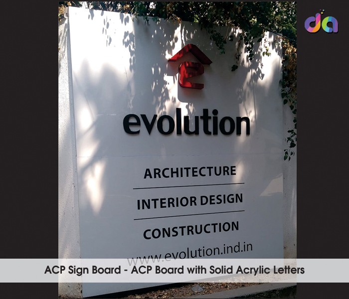 ACP Sign Board | dharshan adss | led cup letters | metal letters | name plates | sign board manufacturer in Chennai