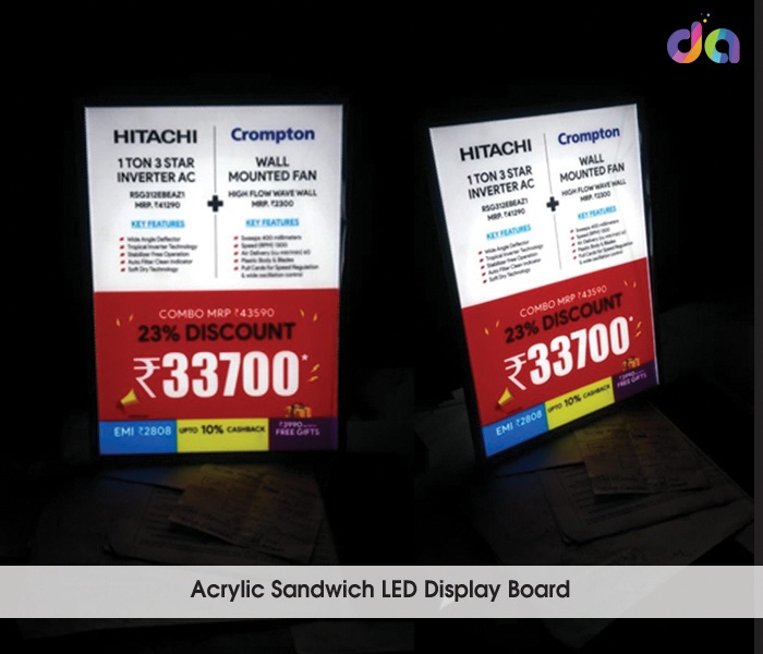 Acrylic Display Boards | ACP Sign Board | dharshan adss | led cup letters | metal letters | name plates | sign board manufacturer in Chennai