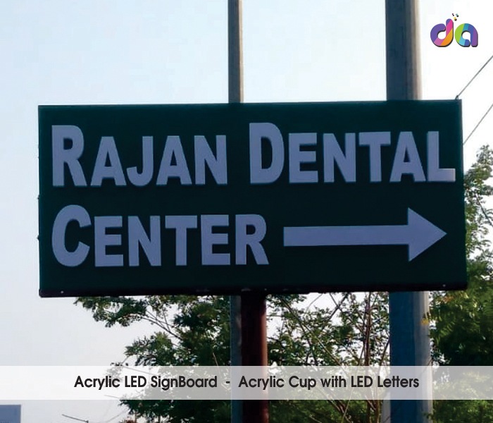 Acrylic Letters | Acrylic Display Boards | ACP Sign Board | dharshan adss | led cup letters | metal letters | name plates | sign board manufacturer in Chennai