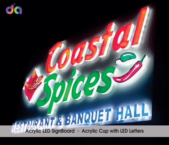 LED Letters | LED Frame | ACP Sign Board | dharshan adss | led cup letters | metal letters | name plates | sign board manufacturer in Chennai