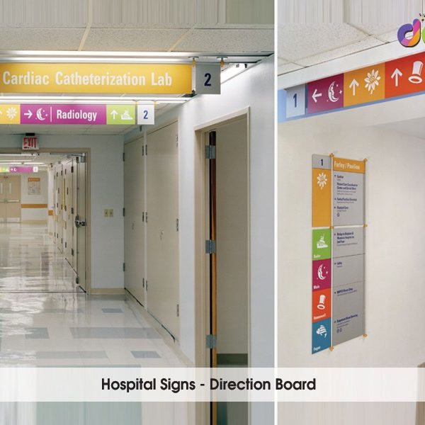 Hospital Signage | Hospital Sign | ACP Sign Board | dharshan adss | led cup letters | metal letters | name plates | sign board manufacturer in Chennai