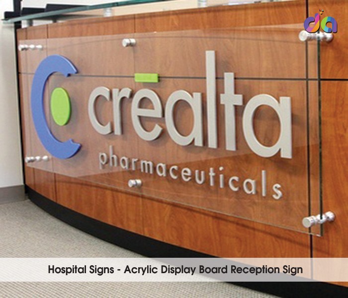 Hospital Signage | Hospital Sign | ACP Sign Board | dharshan adss | led cup letters | metal letters | name plates | sign board manufacturer in Chennai